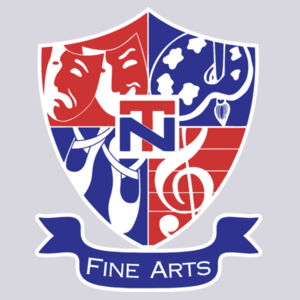 NT Fine Arts Screen Printed - Core Fleece Crewneck Sweatshirt - Core Fleece Pullover Hooded Sweatshirt Design