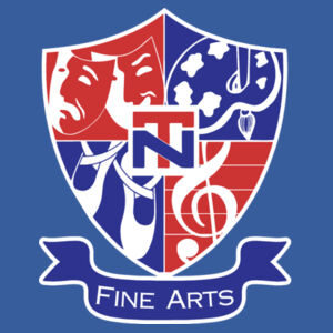NT Fine Arts Screen Printed - Core Fleece Crewneck Sweatshirt - Tie Dye Tee Design