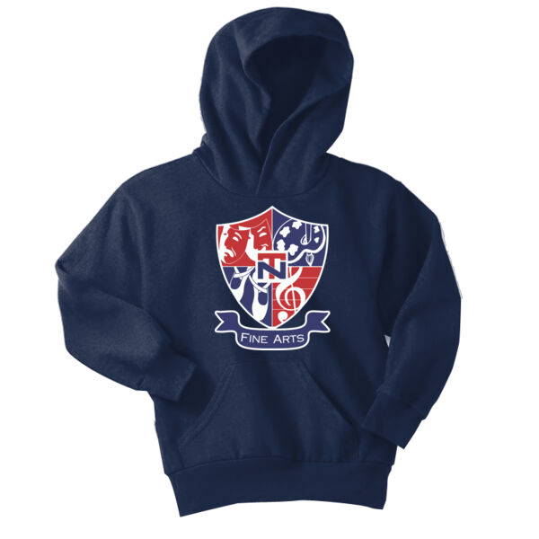 NT Fine Arts - Youth Core Fleece Pullover Hooded Sweatshirt Thumbnail