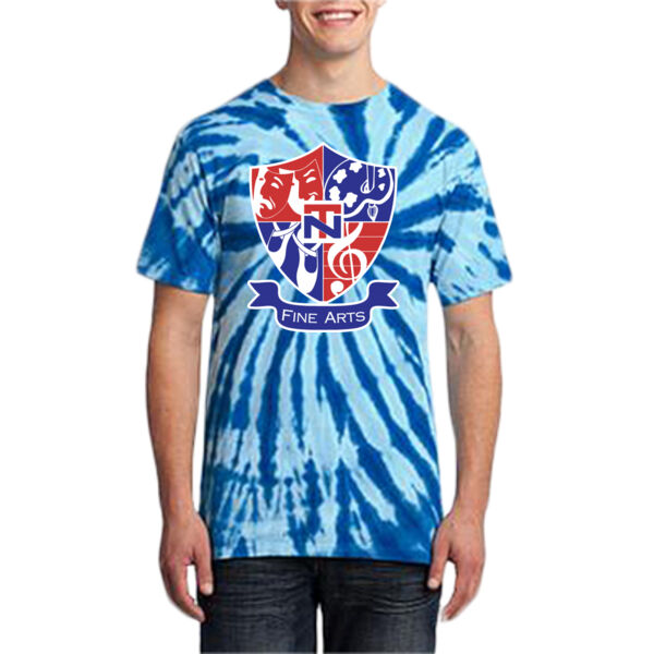 NT Fine Arts Screen Printed - Core Fleece Crewneck Sweatshirt - Tie Dye Tee Thumbnail