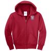 Youth Core Fleece Full Zip Hooded Sweatshirt Thumbnail